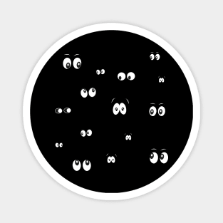 Glowing in the dark eyes Magnet